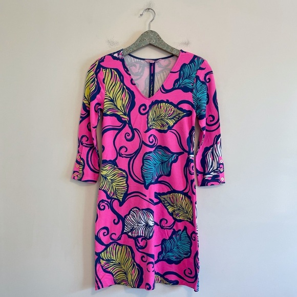 Lilly Pulitzer Clarke Leaves In The Breeze Dress - Picture 1 of 6
